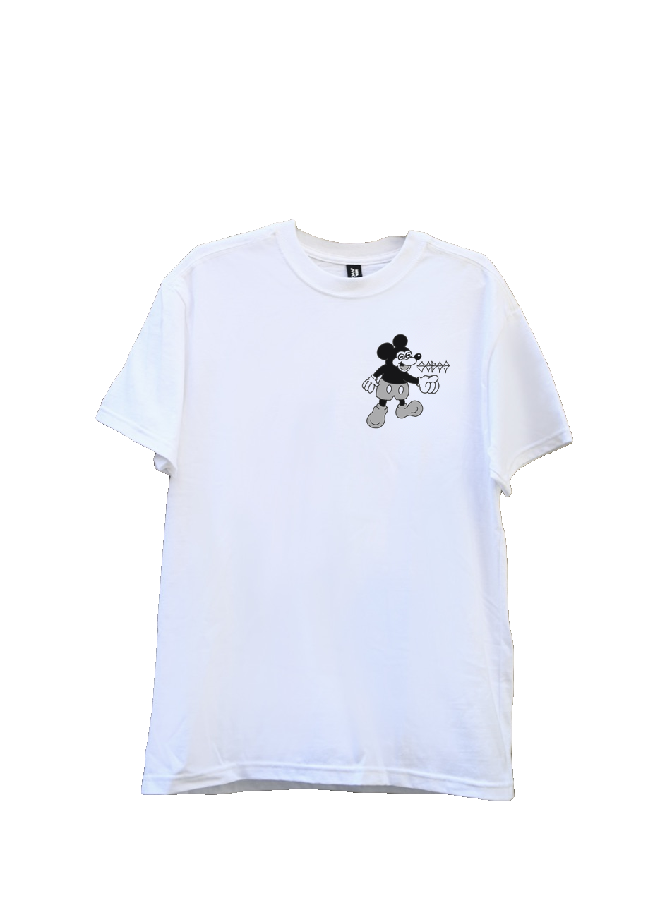 HandLove Mickey Alone Tee Blanca